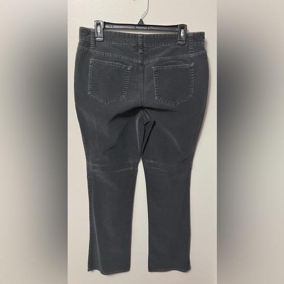 Style and Co grey corduroy straight leg pants size 10. - Picture 2 of 2